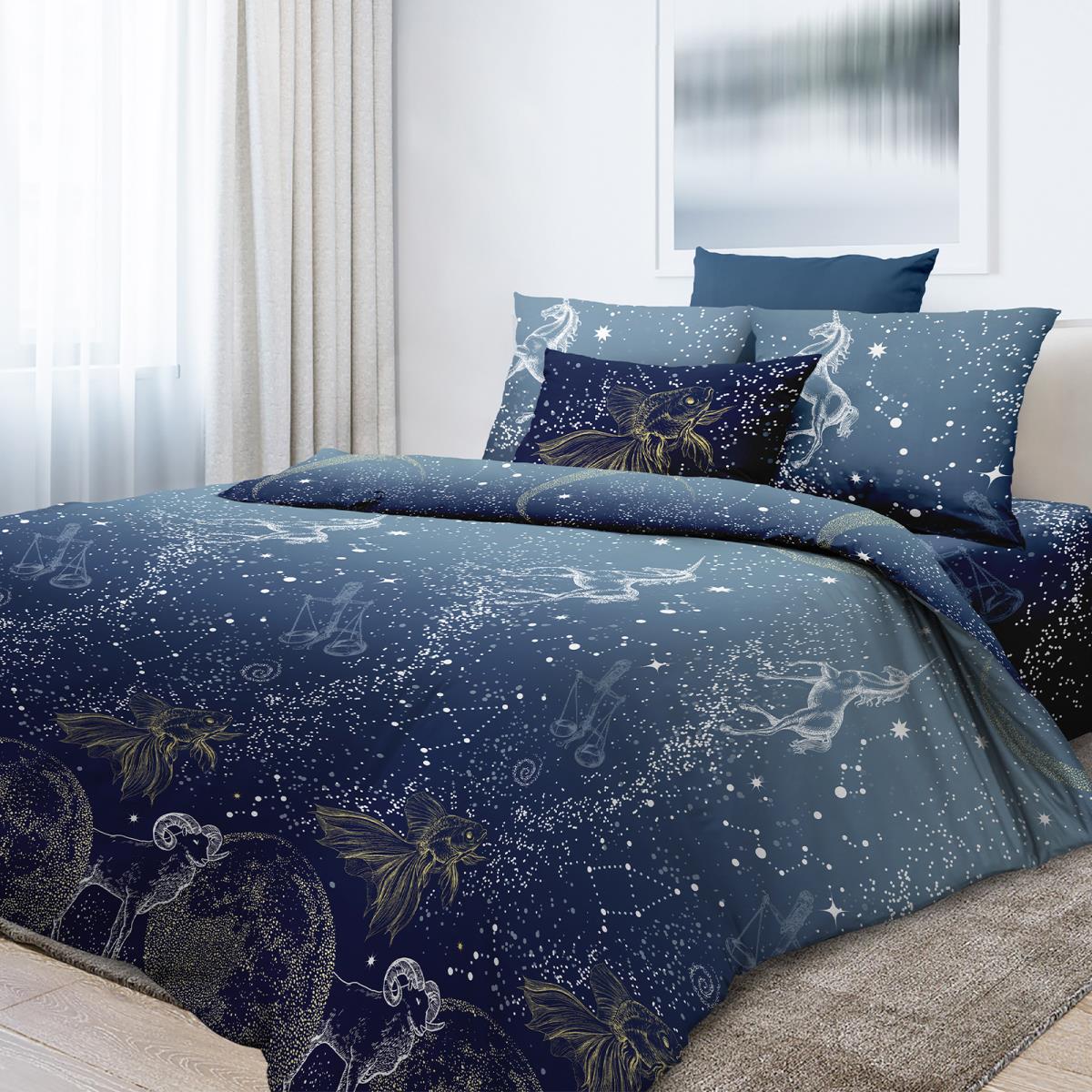 Перкаль 220 см наб рис.6460-1 Млечный путь - 0