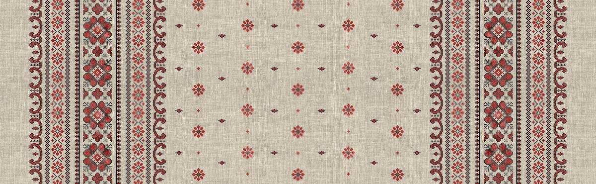 Рогожка 150 см наб рис.9484-1 - 0