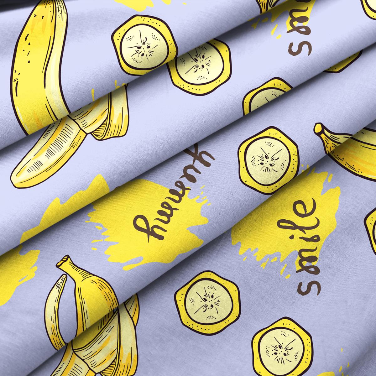 КПБ перкаль WENGE Young рис.60093-1/24600-37 Banana mood - 1