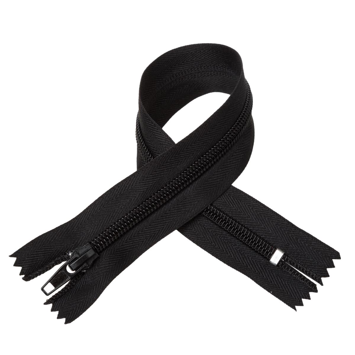 Молния витая неразъем Т7 ц322 черная - 1