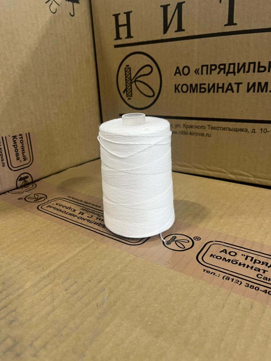 0101 Нитки 180ЛШ цв.0101 (01) белые (1000м) - 0