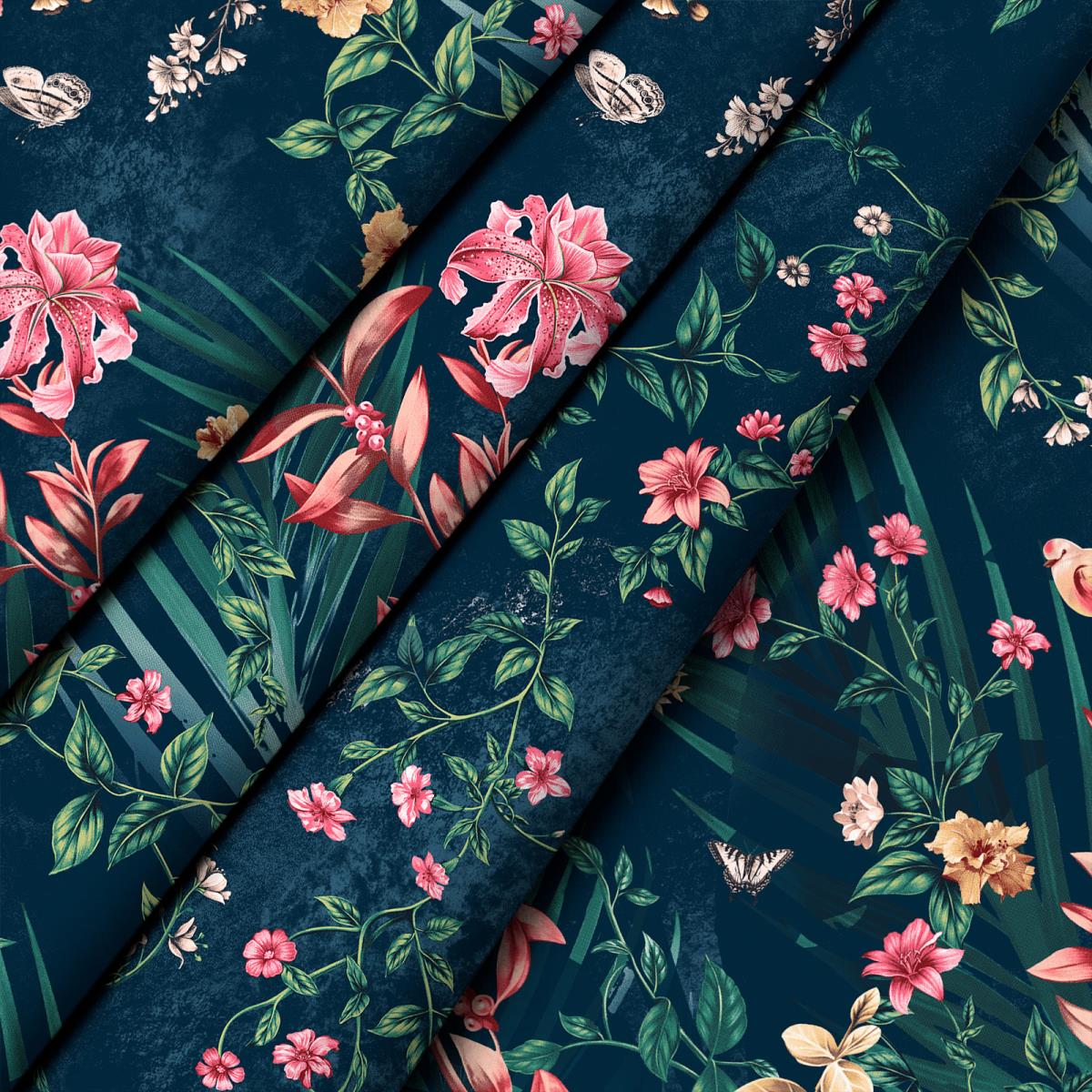 Перкаль 220 см наб рис.72005-1 Райский сад - 2