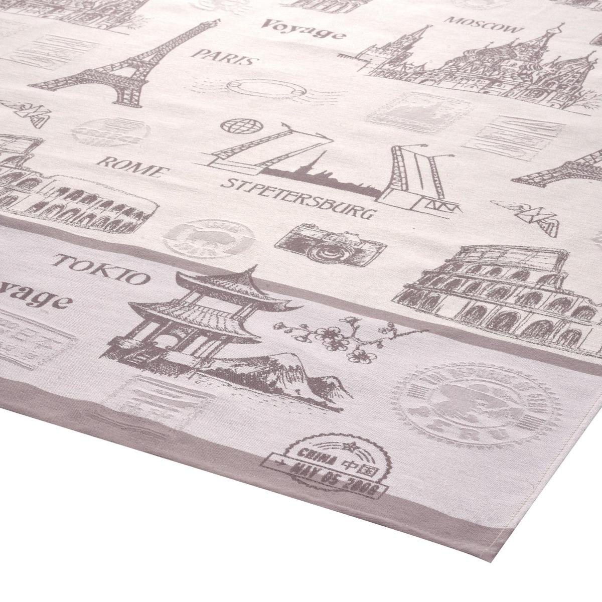 Скатерть гладканая ДМ ПЦ-2256-2597 Счастливого Пути/Bon Voyage - 0