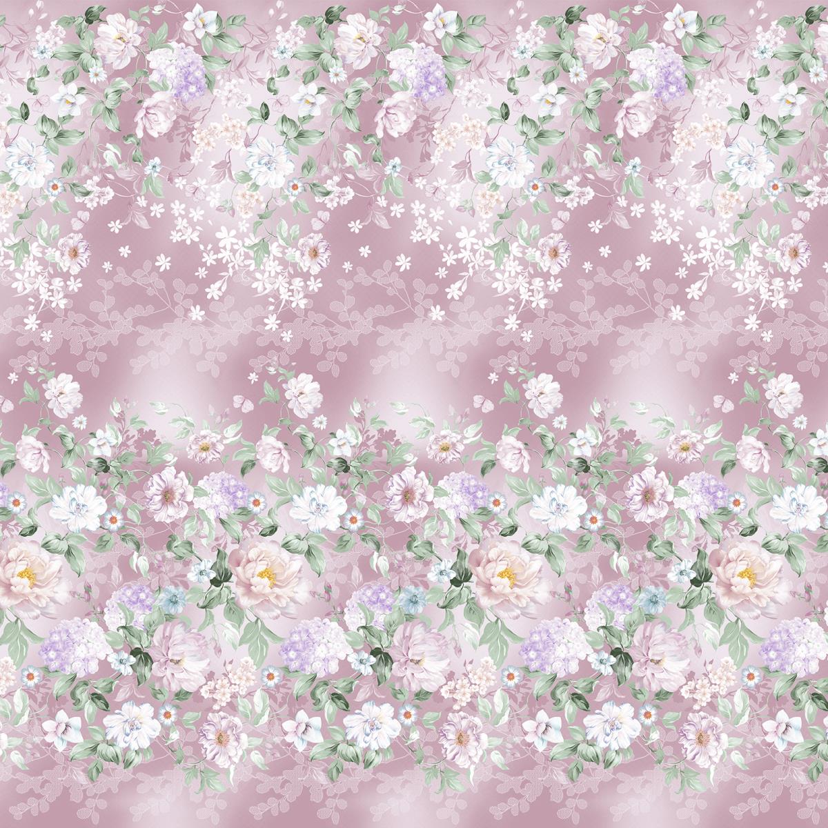 Поплин 220 см наб рис.6704-1 Флёр - 1