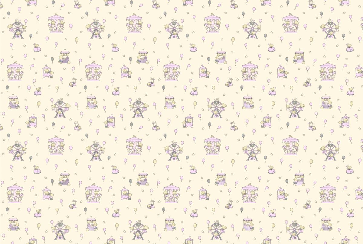 Фланель 90 см наб рис.29144-3 Карусель - 0