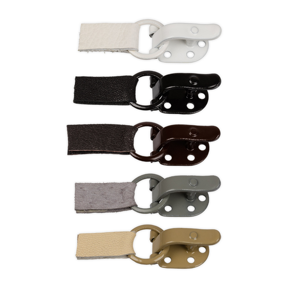 Крючок шубный 50мм арт.RAL 9005 цв. черный - 0