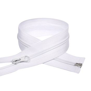 Молния витая разъемная Т5 80 см ц101 белая - 0