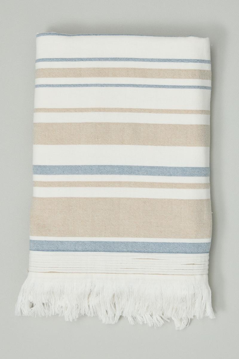 Полотенце махровое Fine Line Вояж песчано-галечный - 1