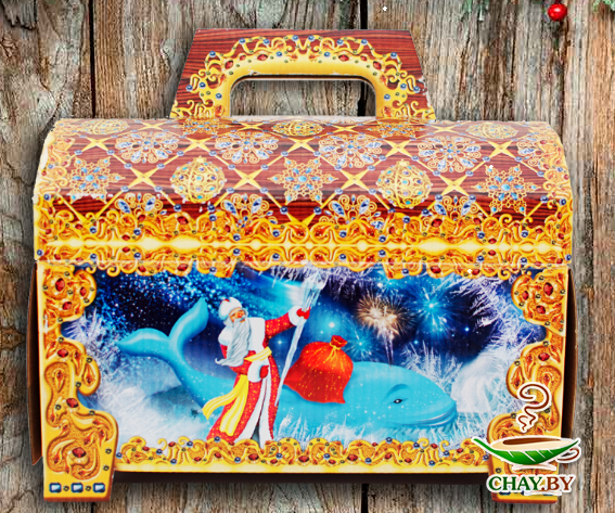 Коробка Сундучок 340*270*075 Новывй год КЛВР - 0