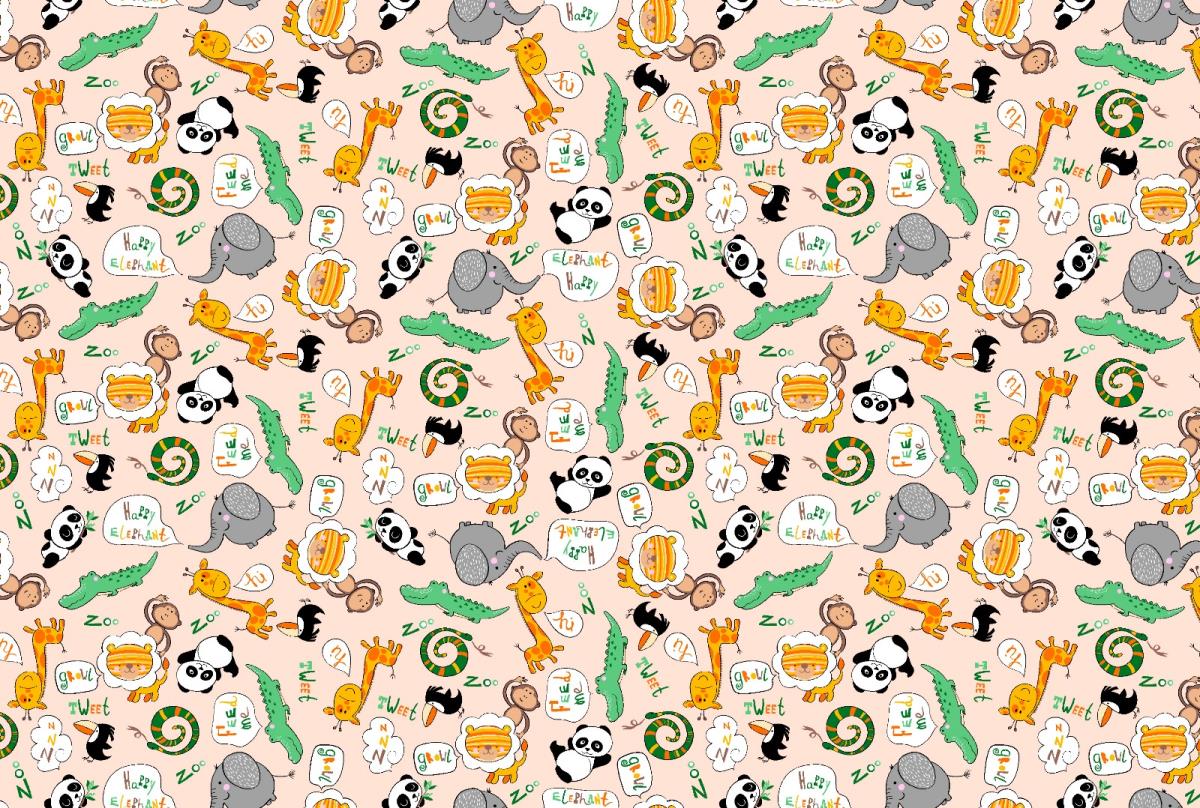 Ситец 95 см наб рис.21317-7 Жирафики - 0