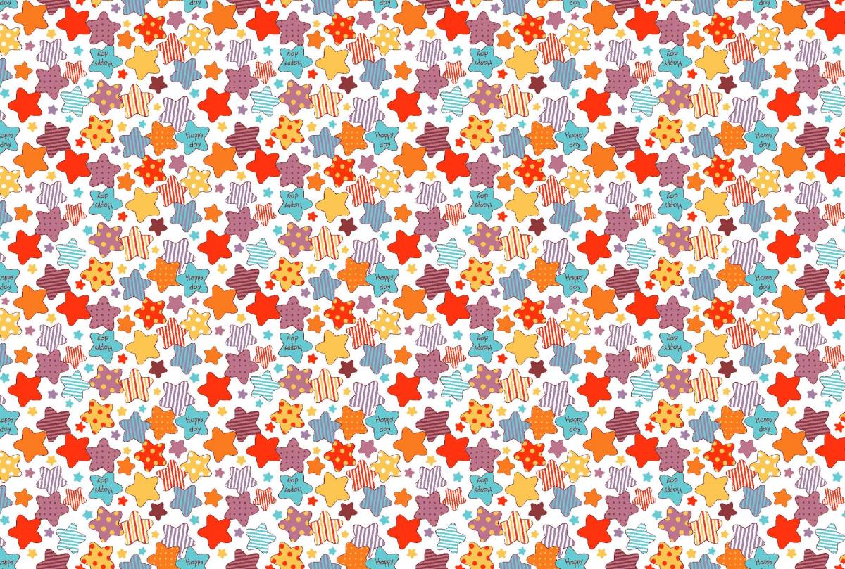 Ситец 95 см наб рис.21212-1 Звездочки - 0