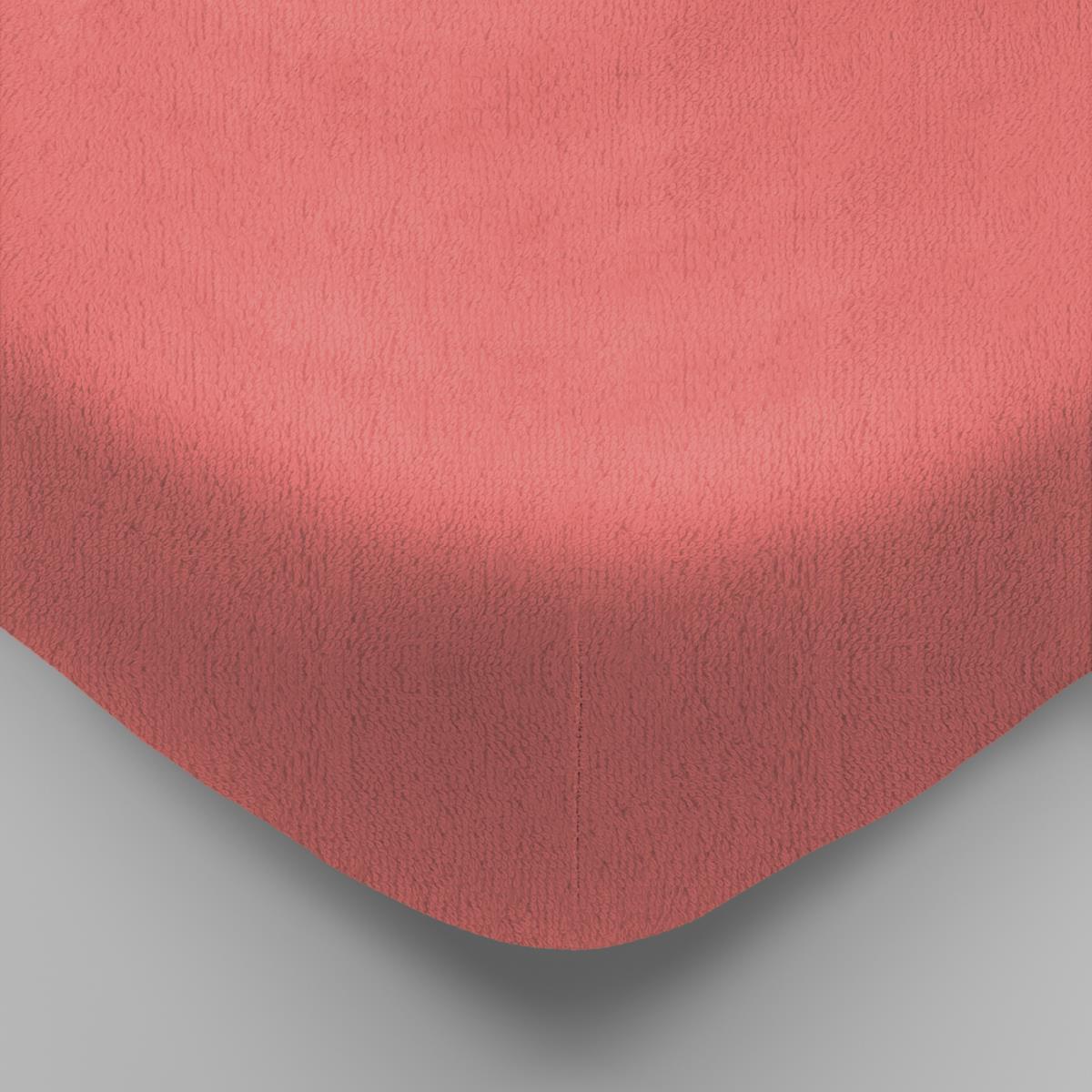 Наволочка махровая на молнии Fine Line коралл - 0