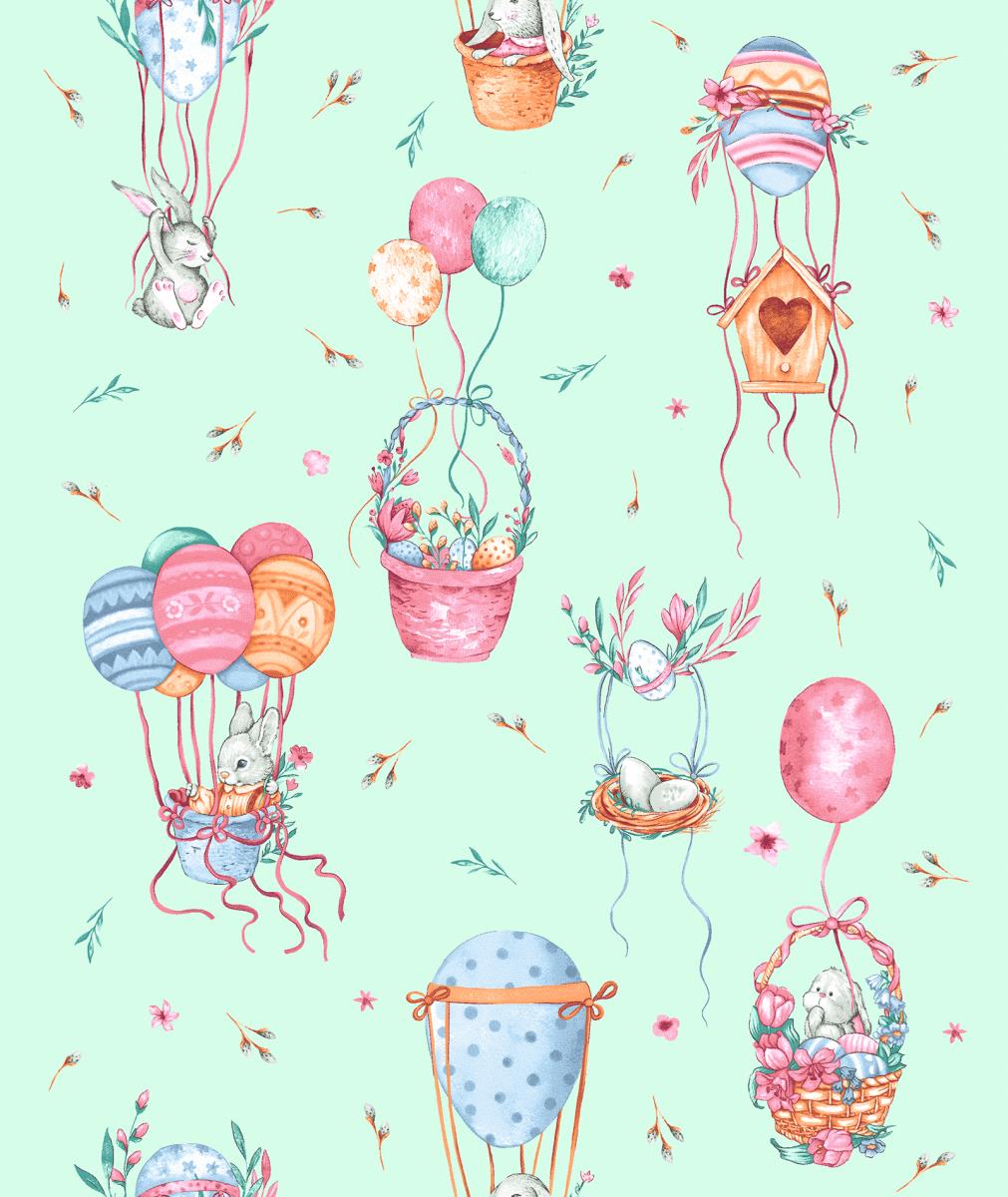 Полотно вафельное 50 см наб рис.29009-3 Пасха - 0