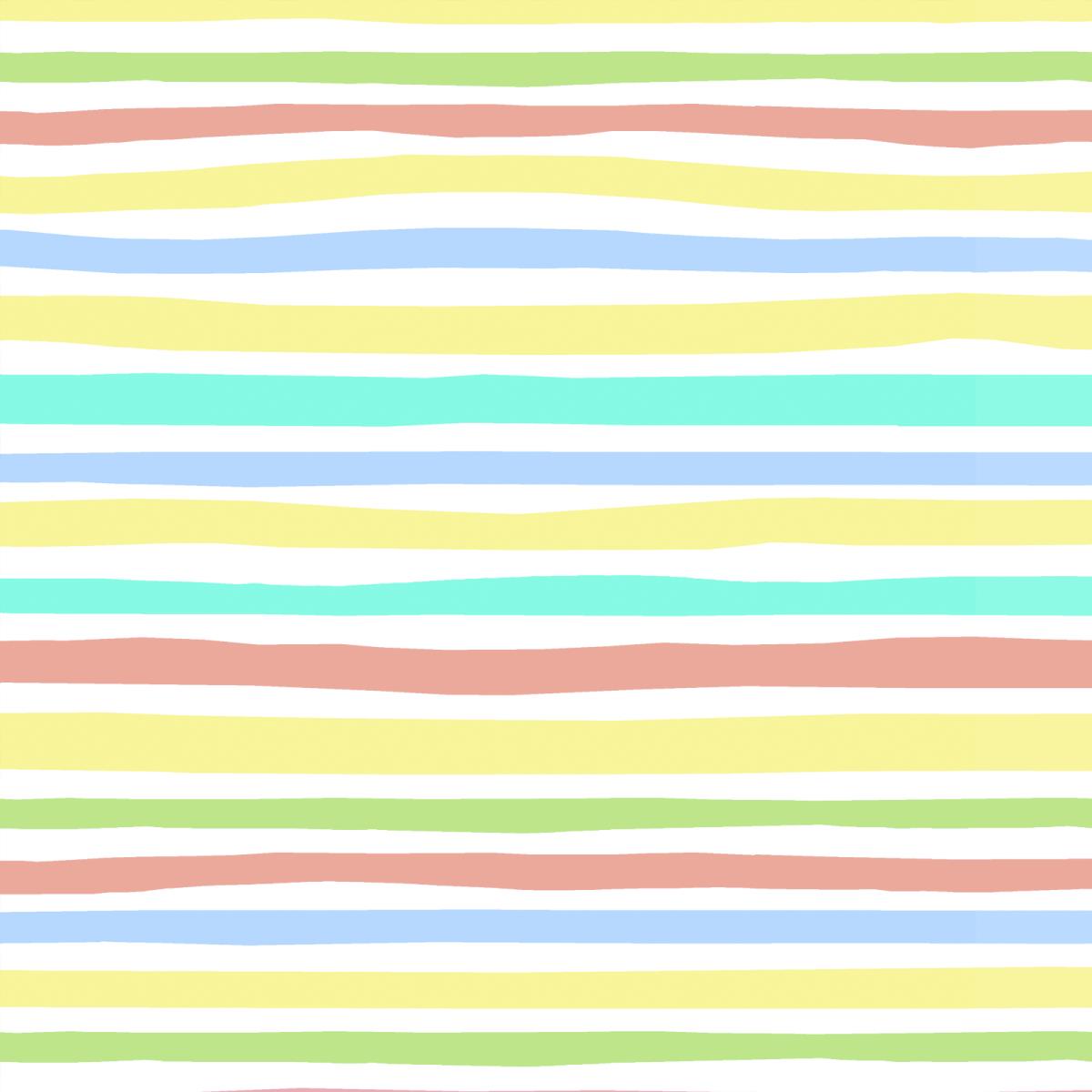 Фланель 90 см наб д/п рис.64063-1 Радужная полоска компаньон - 0