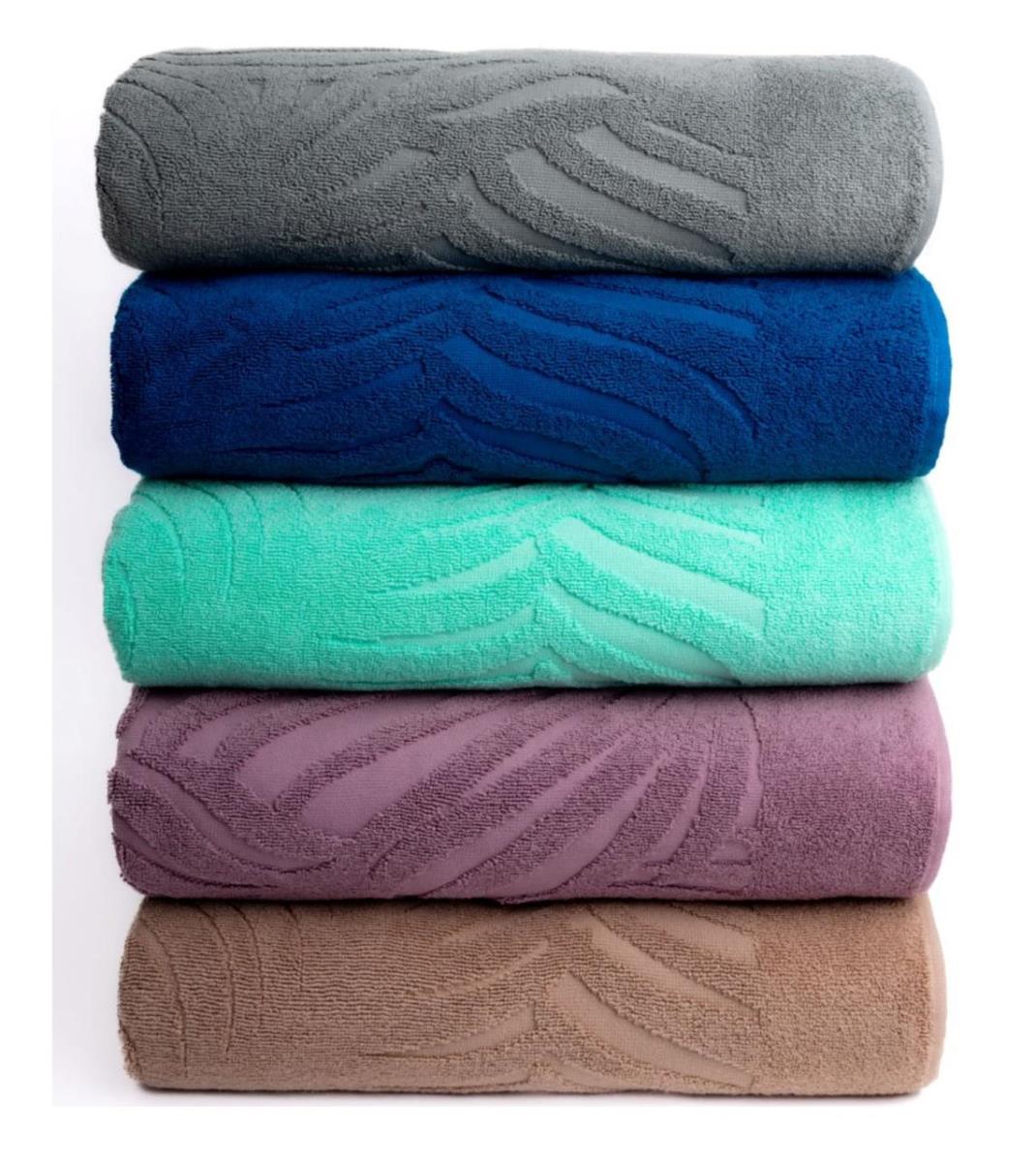 Покрывало махровое декоративное 150х220 Жаккард тёмно-синий НФ - 0