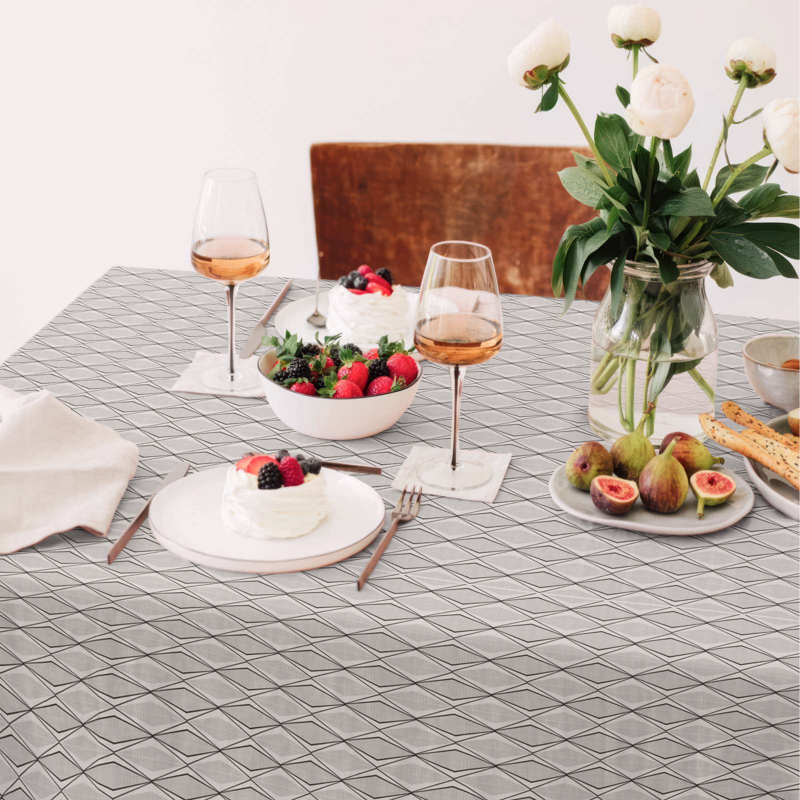 Скатерть рогожка Vse DOMA рис.60368-1 Мирель - 0