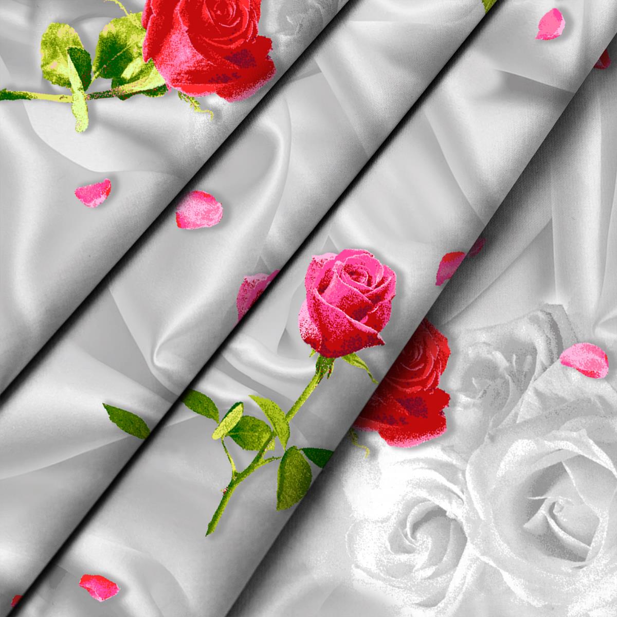 КПБ перкаль Fine Line рис.6259-3 Серебряный будуар - 1