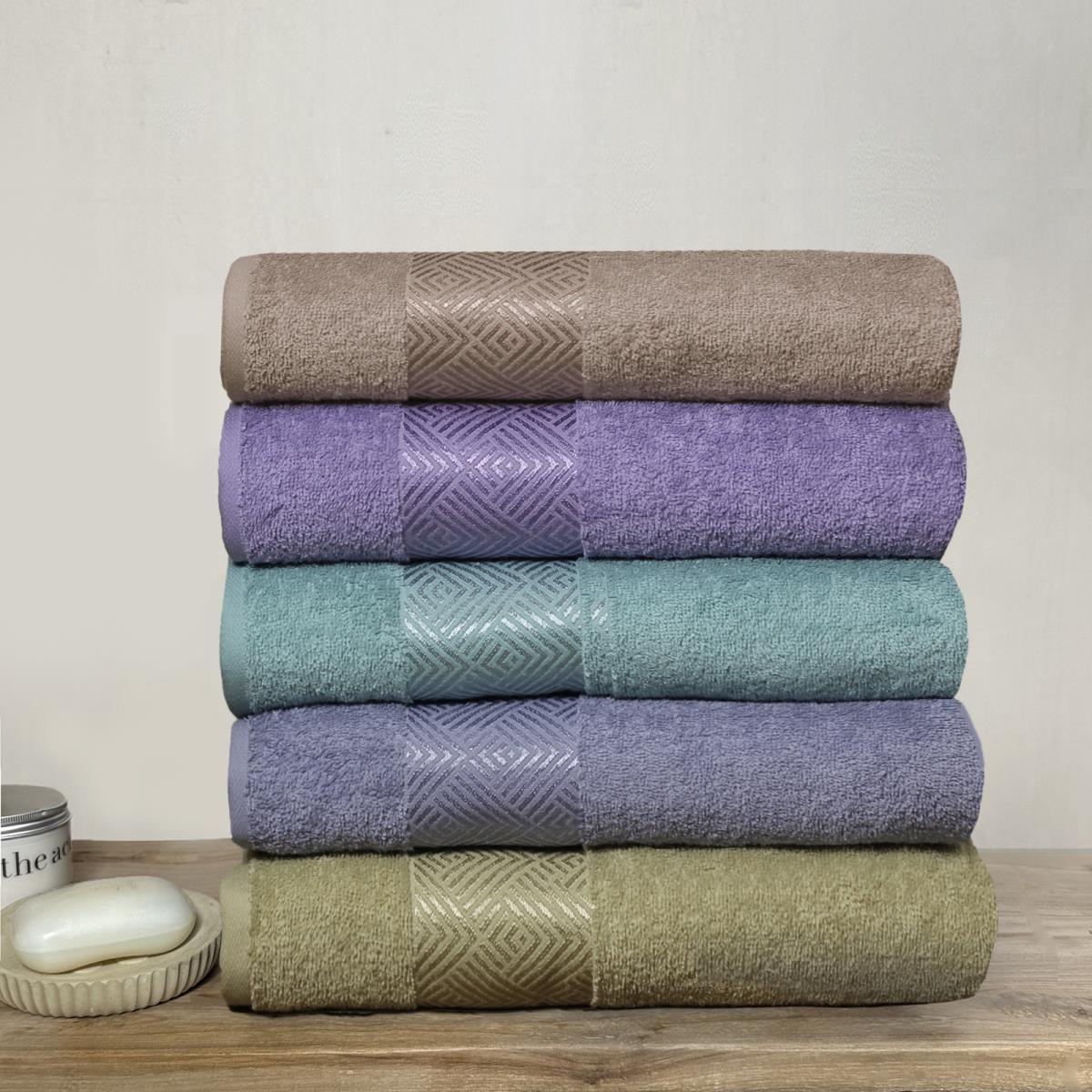 Полотенце махровое Fine Line бордюр Клеменс мокко - 0