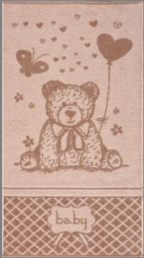 Полотенце махровое цв.10000 ДМ ПЦ-2752 Медвеженок/Teddy - 0