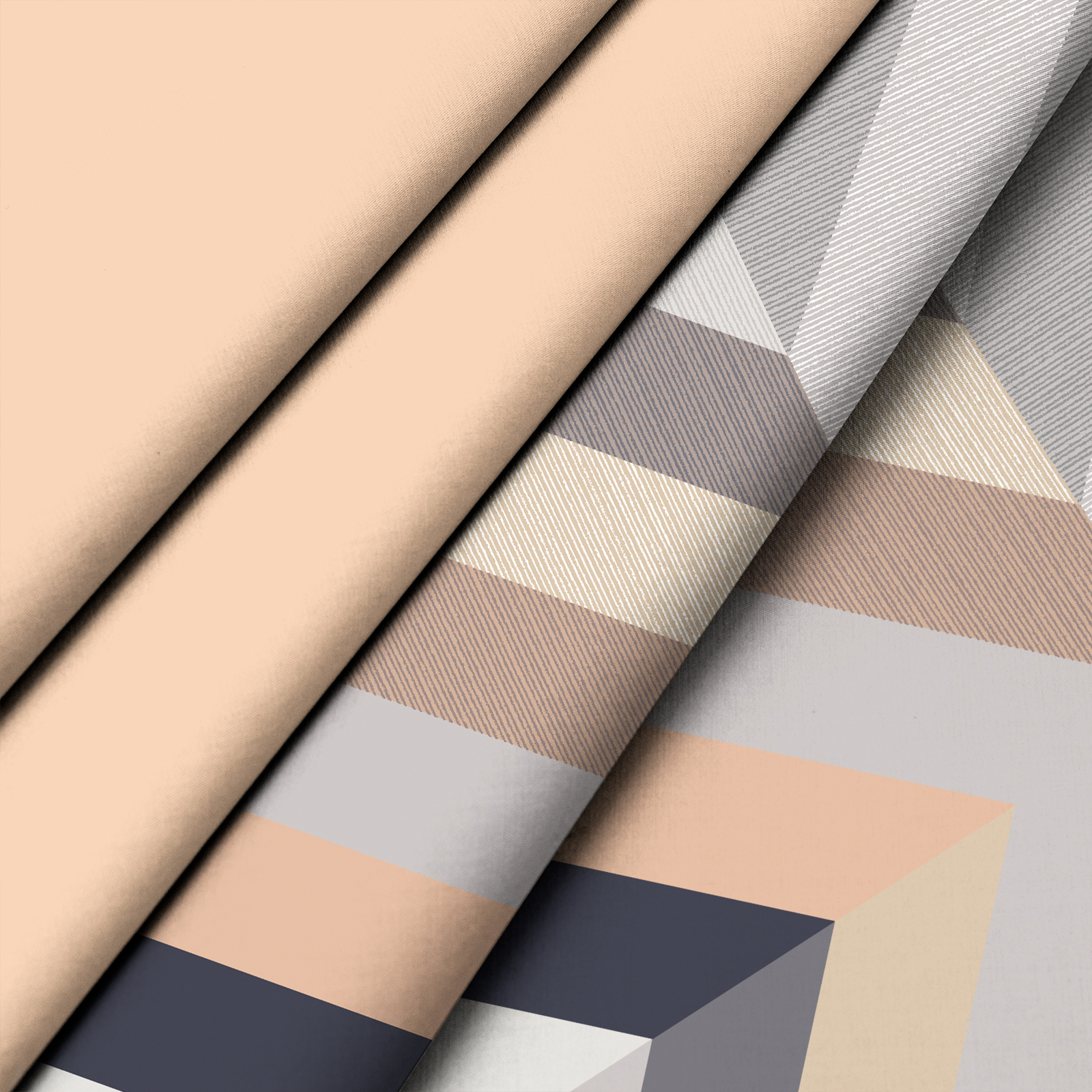 КПБ перкаль Fine Line рис.7180-1/24900-94 Графис new - 2