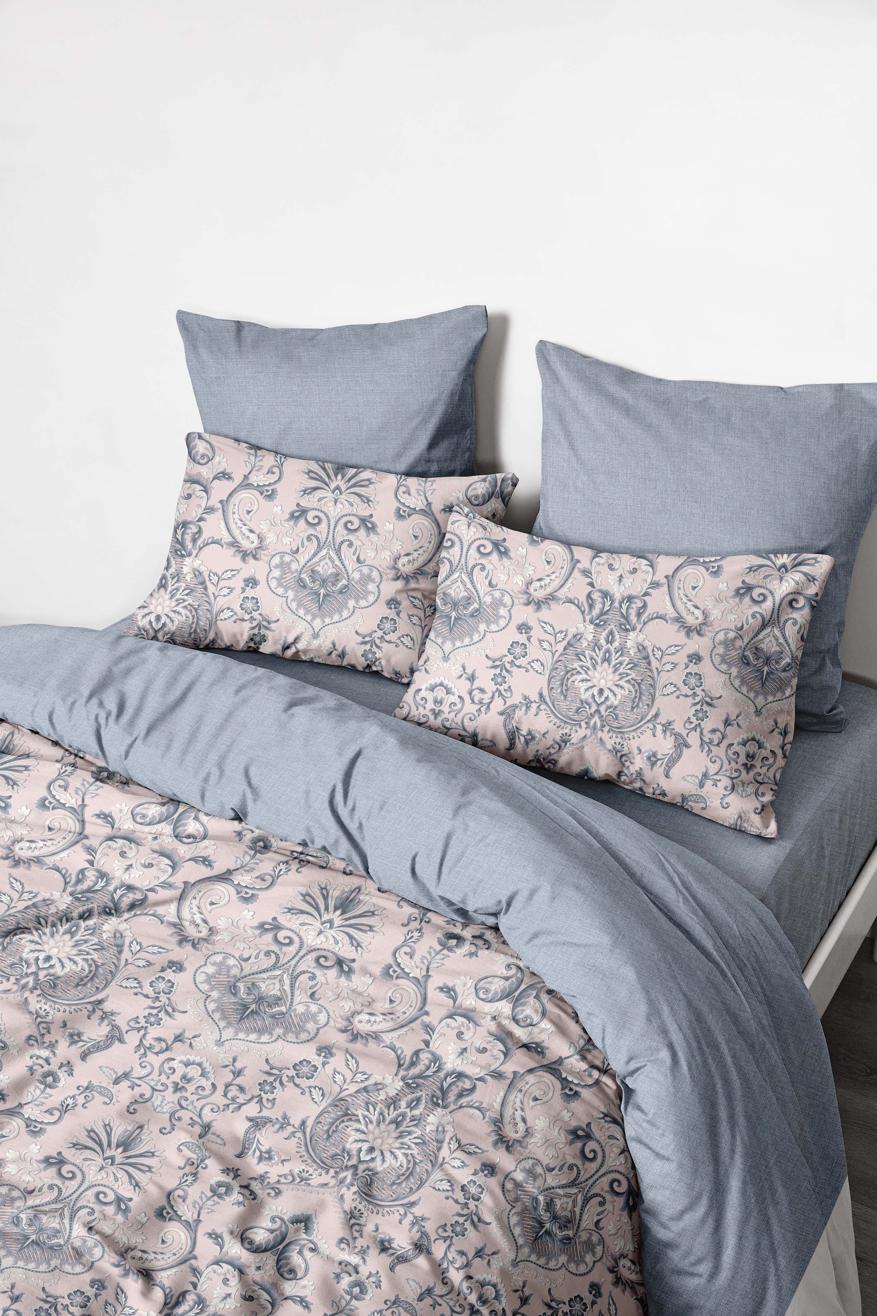 КПБ сатин Fine Line рис.40840-1/31117-19 Виндзор - 1