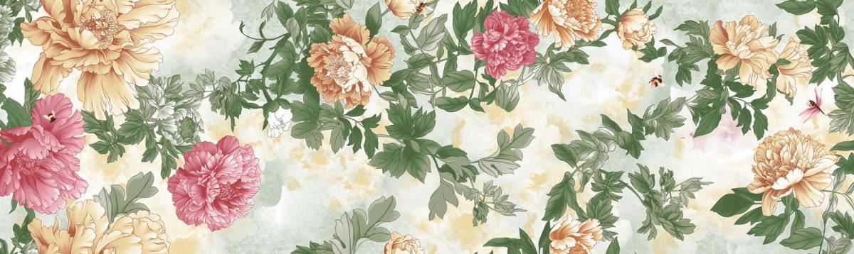 Бязь Премиум 220 см наб рис.7133-1 Офимия - 1