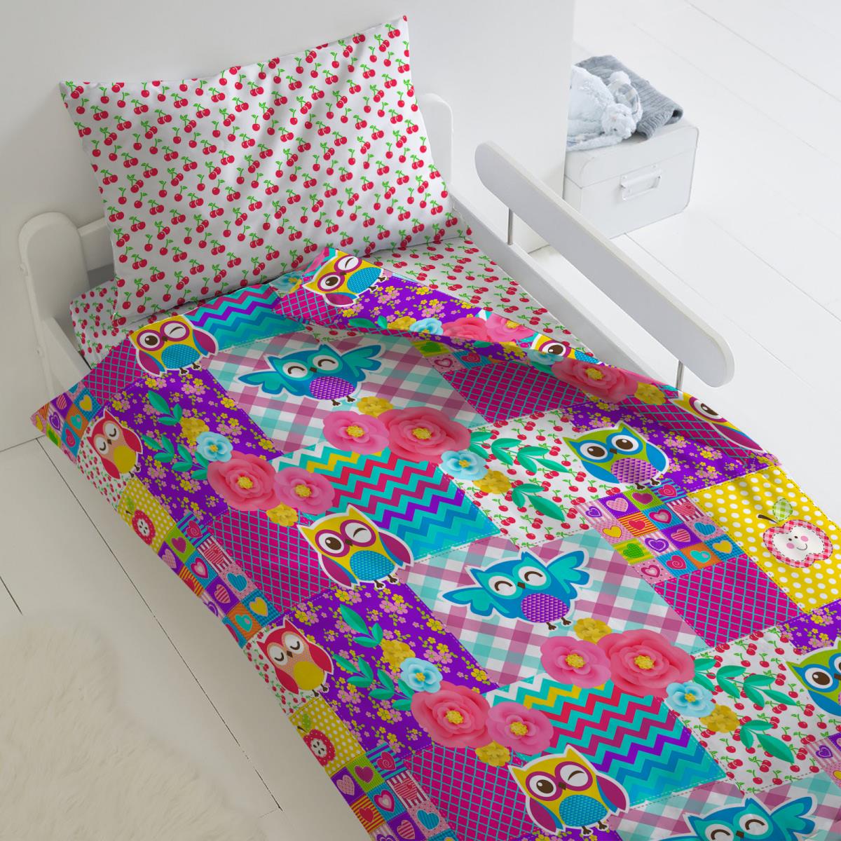 КПБ Непоседа рис.13083-1/13084-1 Цветные совушки - 0