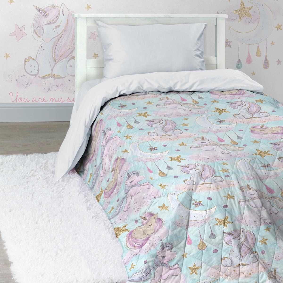 Покрывало стеганое Juno Сказочные единороги 13249-1 - 0