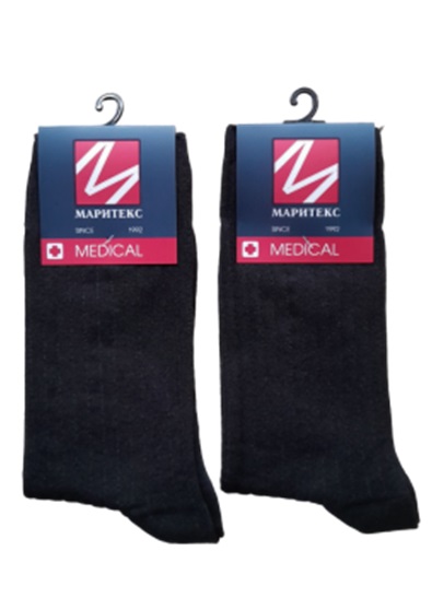 Носки муж. лето арт.MS156 р.25-27 (антрацит) - 0