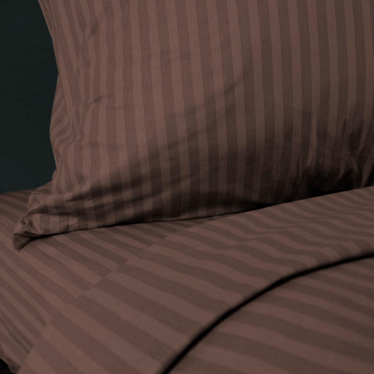 КПБ перкаль Fine Line рис.6793-18 Лунная соната (шоколад) NEW. - 1