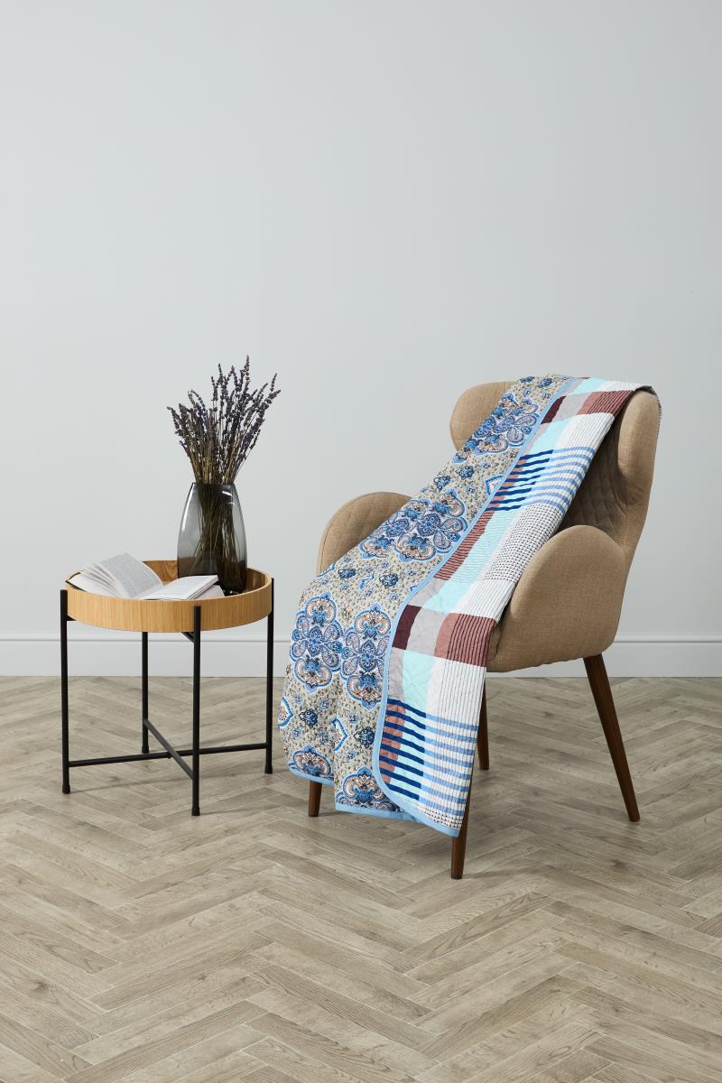 Покрывало двустороннее Комфорт Фиолетовый акцент - 1