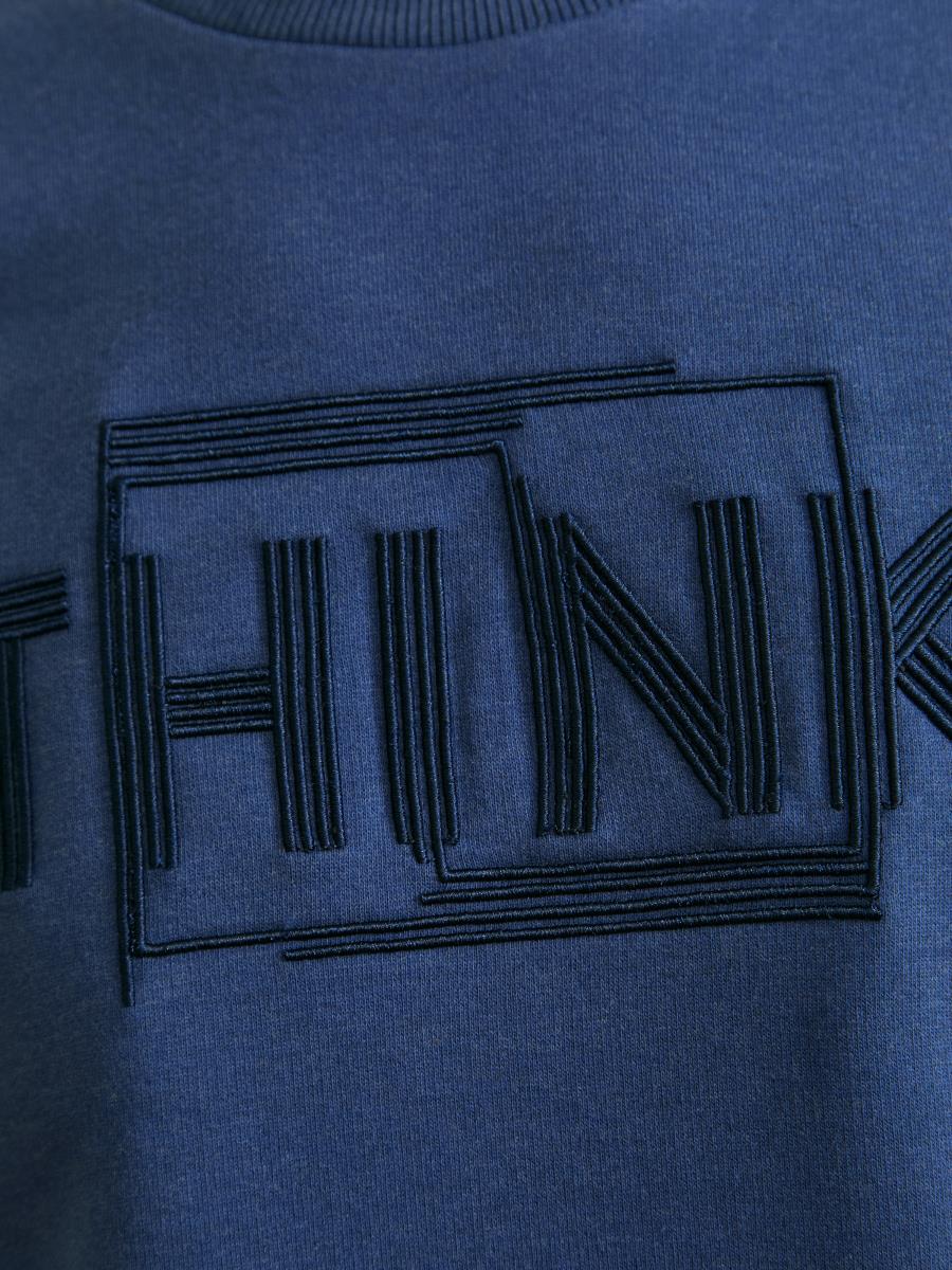 Джемпер муж BeGood AW23MJ250 синий меланж - 2