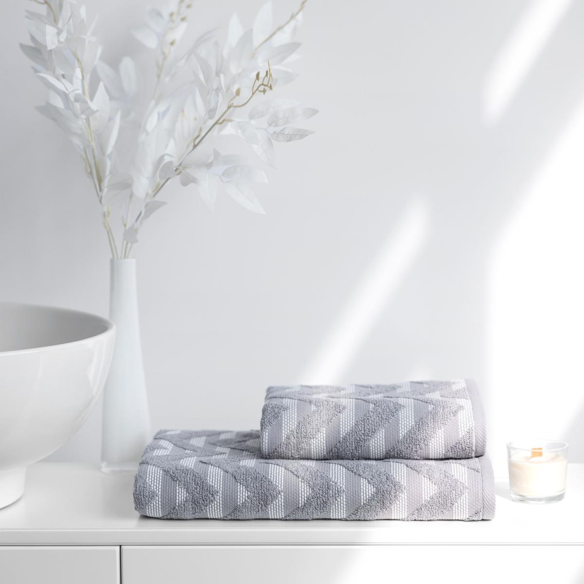 Набор полотенец VEROSSA махровых Relax Графит - 0