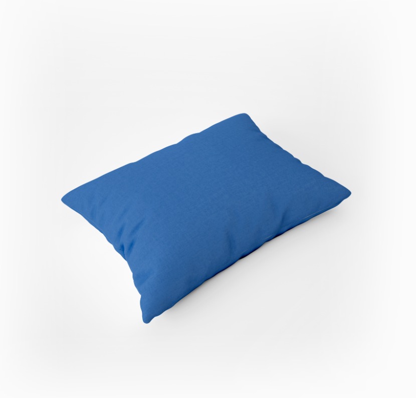 Наволочка трикотажная на молнии Fine Line синий - 0