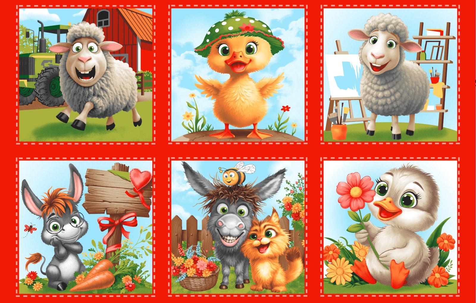 Ситец 95 см наб рис.29506-1 Мульти - 0