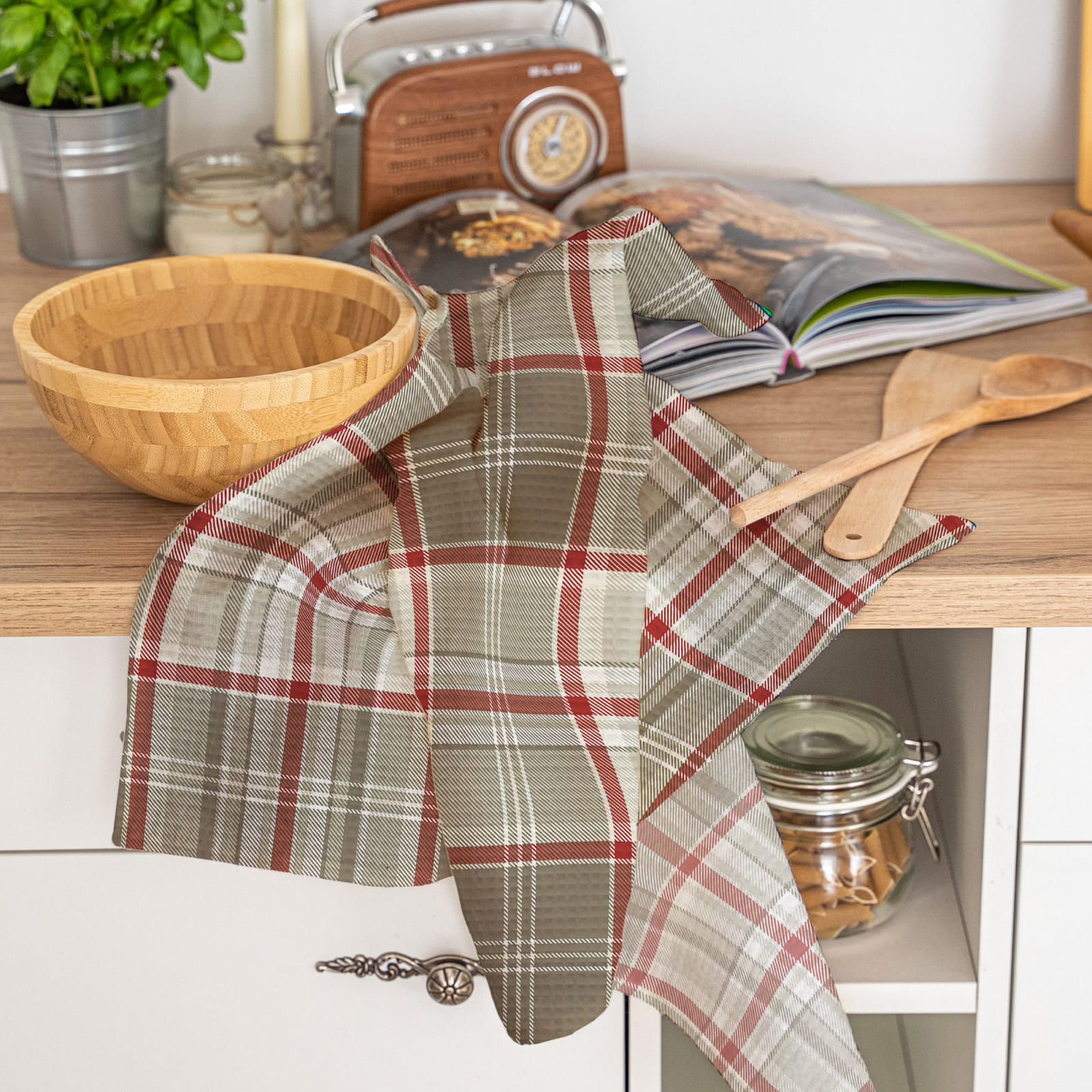 Полотно вафельное 50 см наб рис.5650-4 Фокстрот - 2