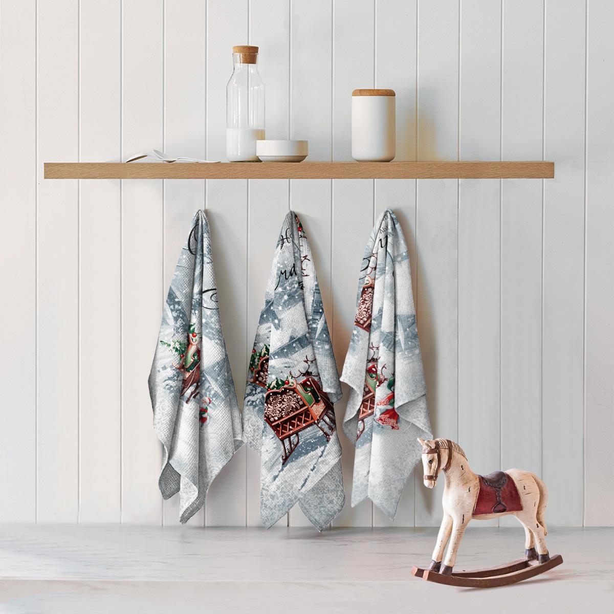 Рогожка 150 см наб рис.29382-1 Ретро Новый год - 2