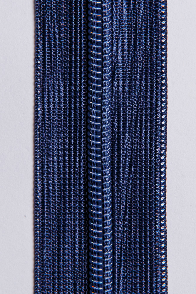 Молния витая юбочная Т3 ц330 т-синяя - 0