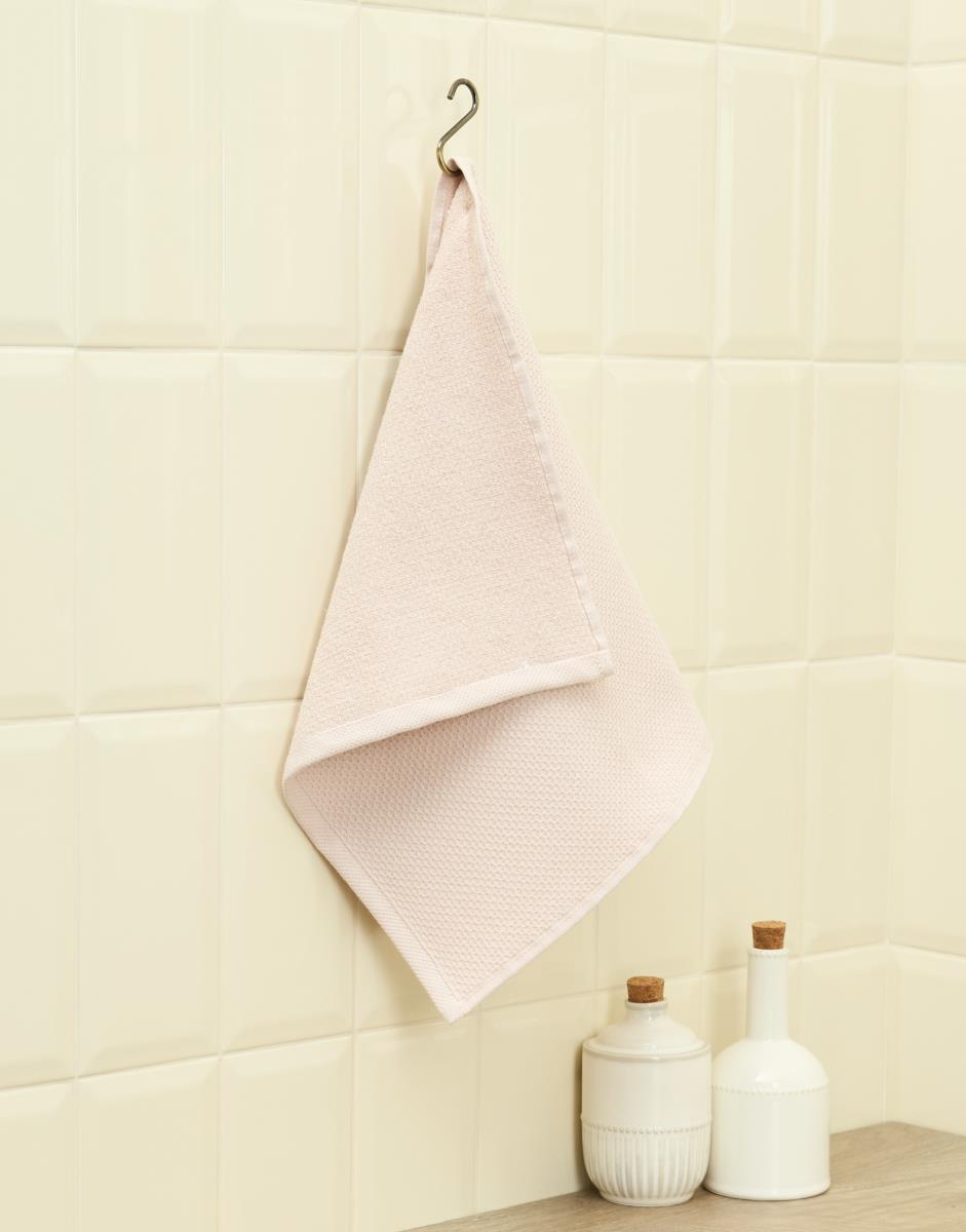 Полотенце махрово-вафельное Fine Line Розовый - 0