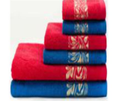 Полотенце махровое Вензель синий КЛ 03-082 - 0