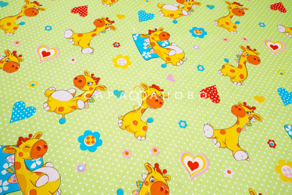 Бязь наб 80 см о/м зел 1644/2 - 0