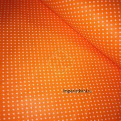 Бязь наб 150 см рис.1590/26 минигорох оранж. - 0