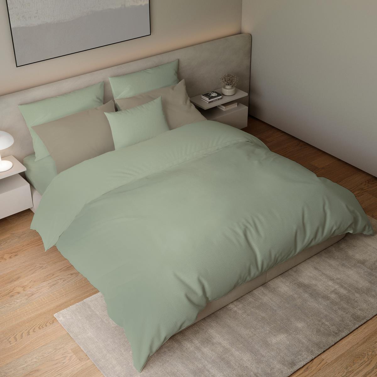 Перкаль 220 см г/к рис.86012-9 шалфей АК - 0