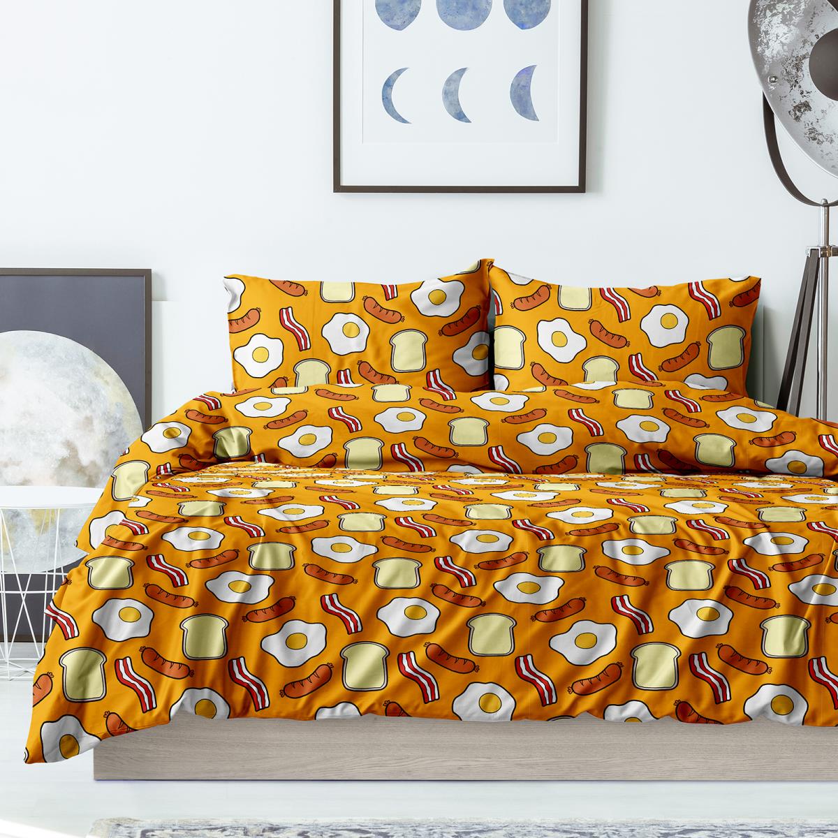 КПБ перкаль WENGE Young рис.60121-1 Breakfast in bed - 0