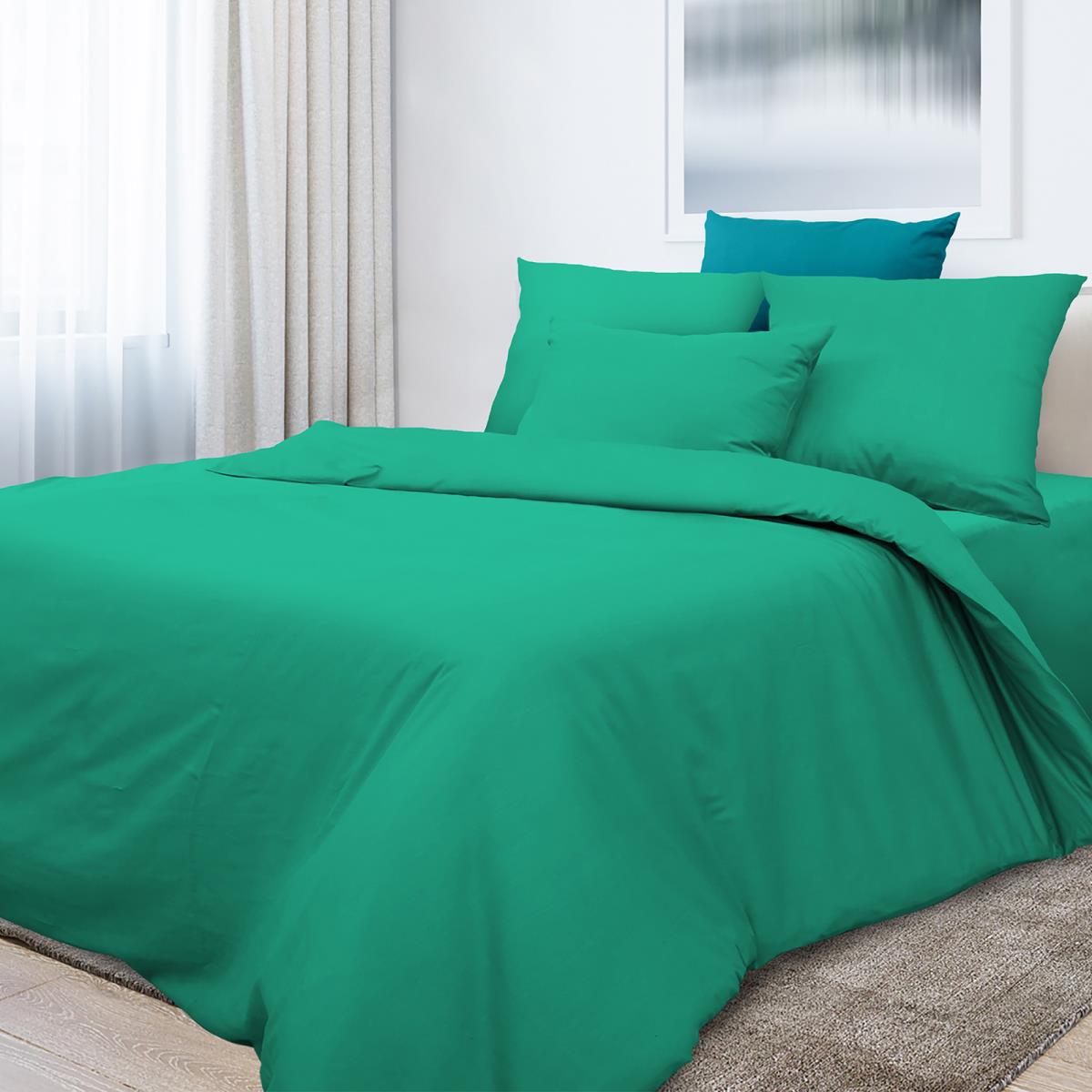 Перкаль 220 см г/к рис.86212-9 бирюзовый АК - 0