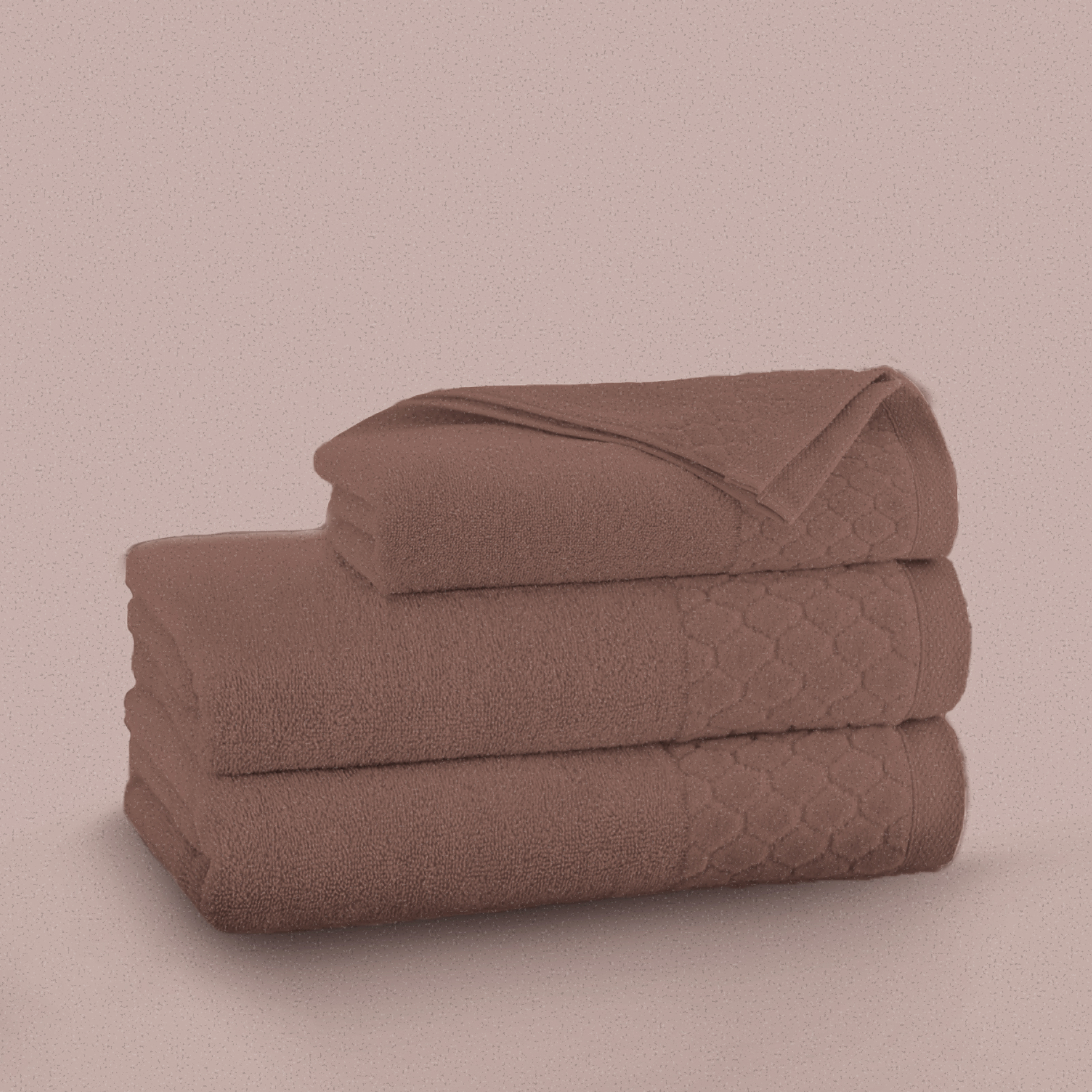 Полотенце махровое Fine Line, коллекция Mokko, какао - 0