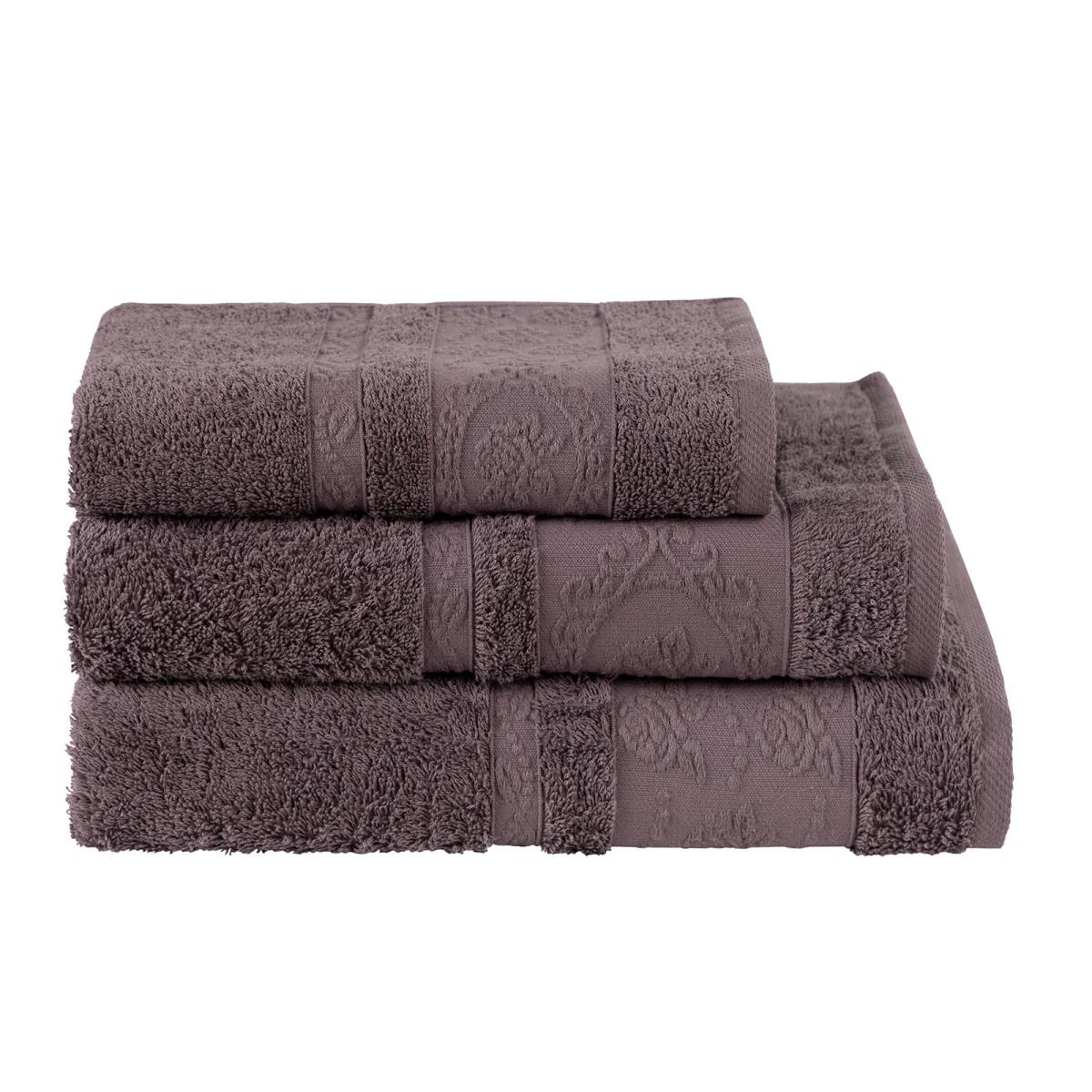 Полотенце махровое Persona by Gala бордюр Этель фиолетовый - 0