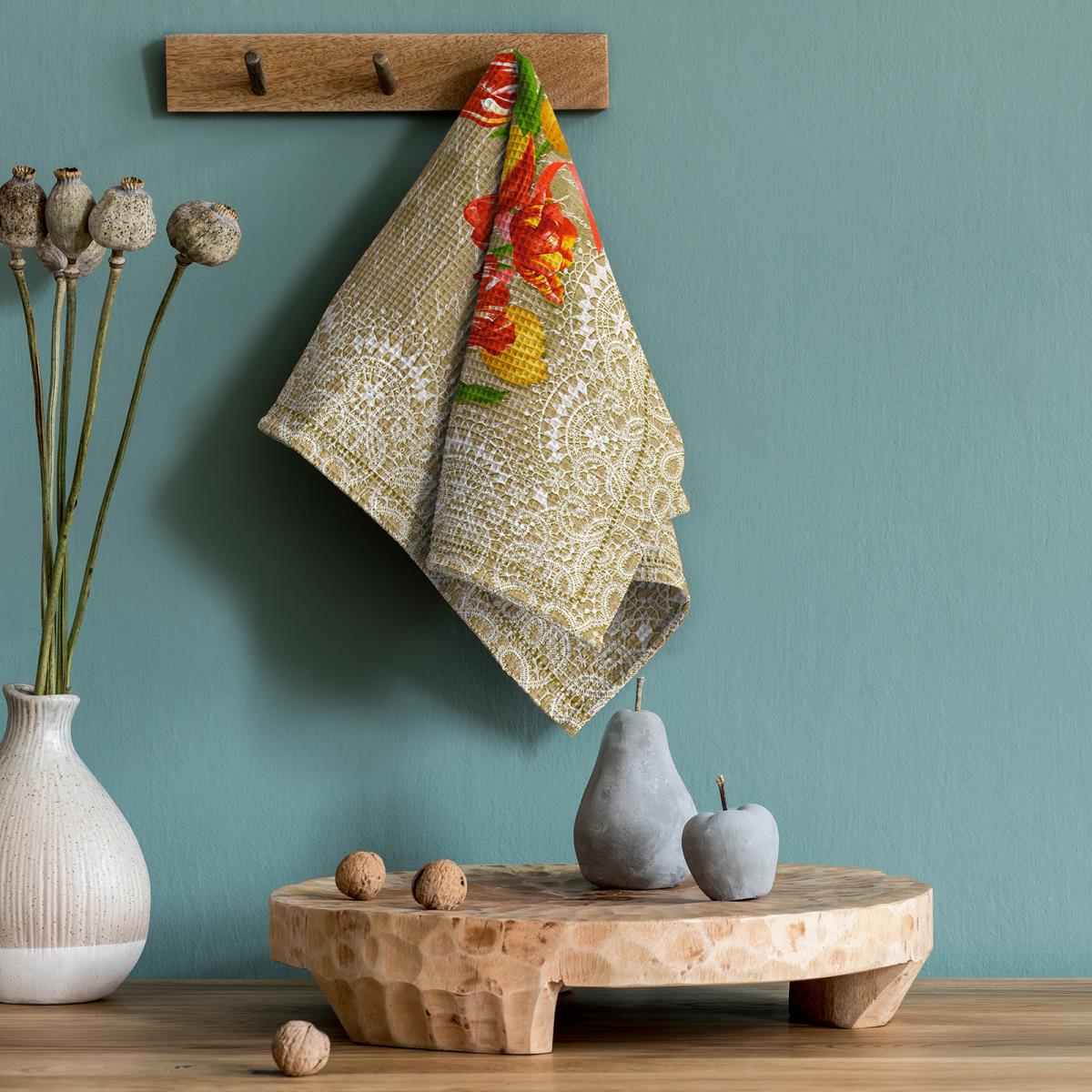 Полотно вафельное 50 см наб рис.35078-1 Ирена - 1