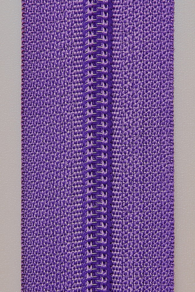 Молния витая разъемная Т5, Т6  85 см ц170 фиолет - 0