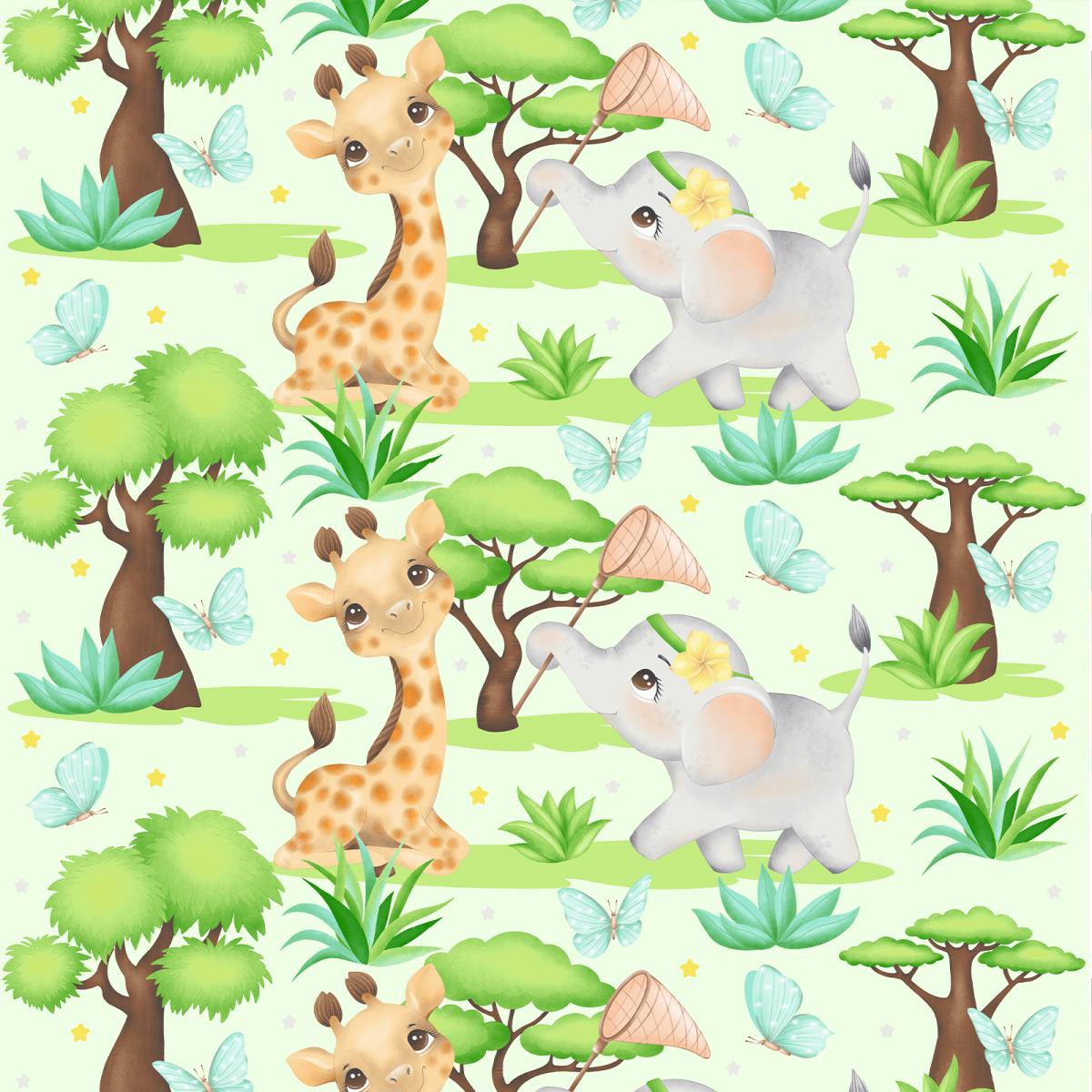 Перкаль 150 см наб рис.13348-1 Верные друзья - 1